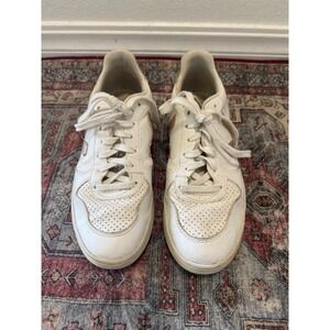 Veja V-10 White Rose Gold Leather Low Top Sneakers Womens Size‎ 10 EUR 42